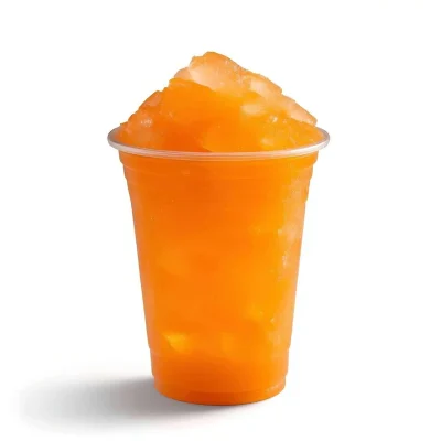 Monsterlush™ Orange Slush-Sirup mit intensivem, veganem Orangenaroma und leuchtend oranger Farbe