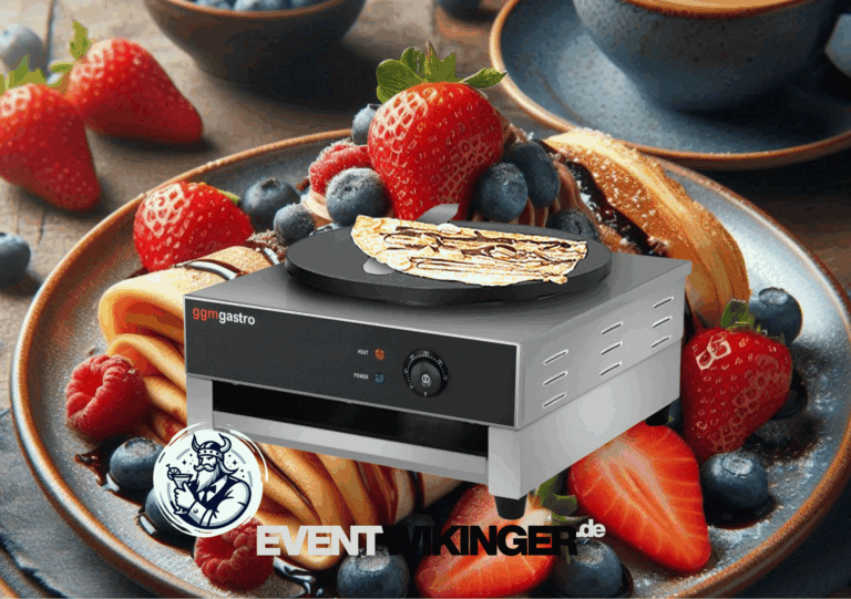 Professionelle Crêpes Platte mit Teigverteiler zur Miete für Events in NRW