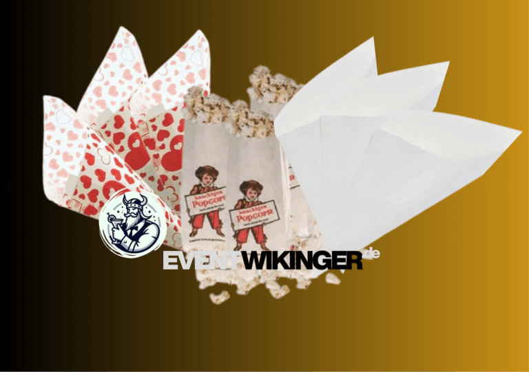 Popcorntüten und Zubehör zur Popcornmaschine von Eventwikinger für Event‑ und Partyverleih in NRW