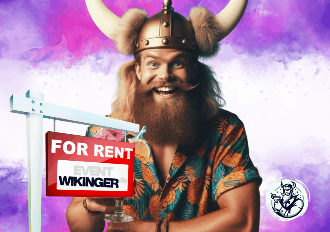 Wikinger zeigt das Mietsortiment von Eventwikinger mit Slushmaschinen, Glühweinerhitzer und Eventzubehör für Feiern und Märkte in NRW.