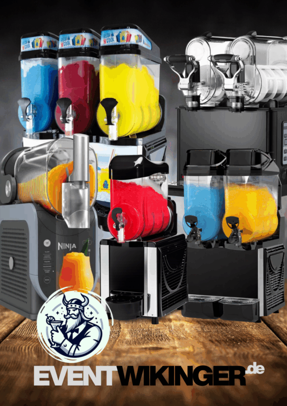 Übersicht aller Slush-Eis-Maschinen im Sortiment – Slushmaschine mieten in NRW