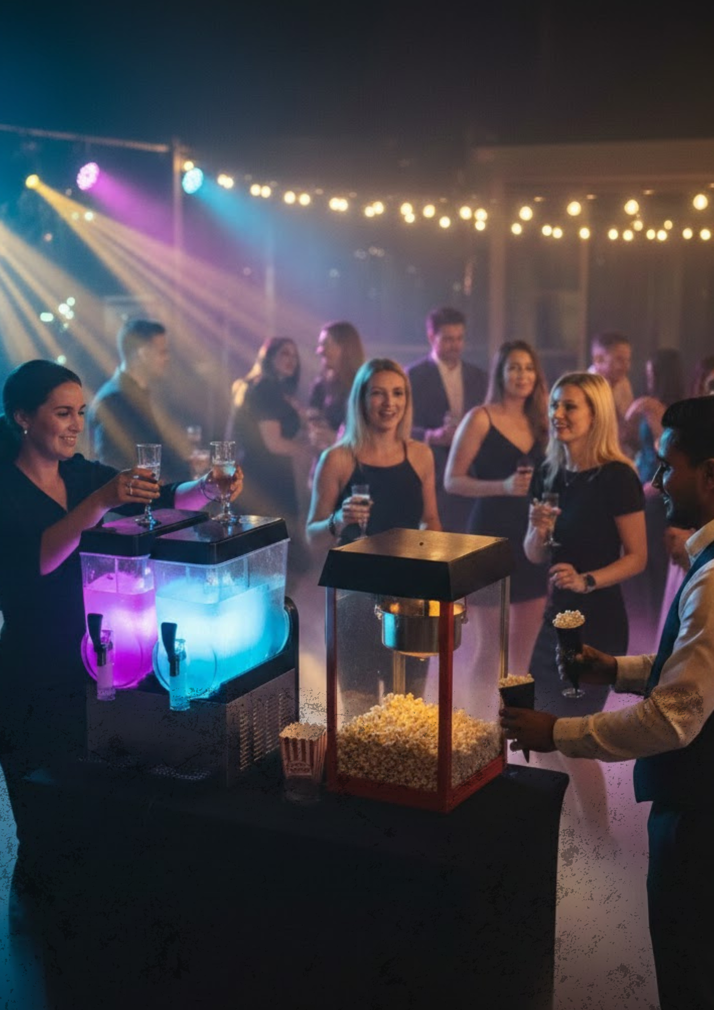 Vielfältige Eventmodule mieten NRW – Popcorn, Slush-Eis und Effektmaschinen Verleih Eventwikinger