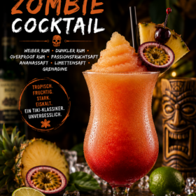 Frozen Zombie Cocktail in Slush Konsistenz