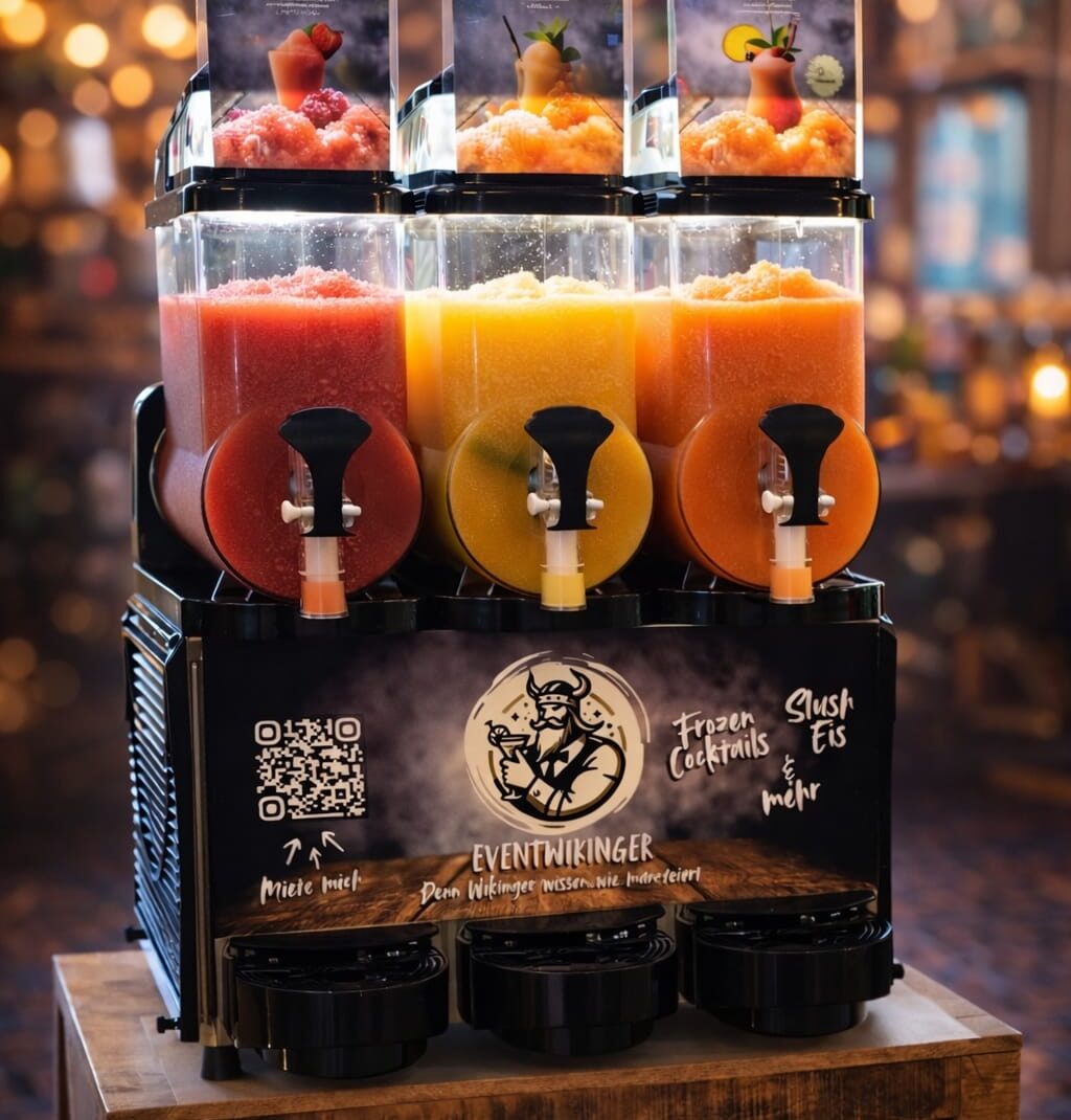 Slush Eis und Slushmaschine auf einem Event in NRW