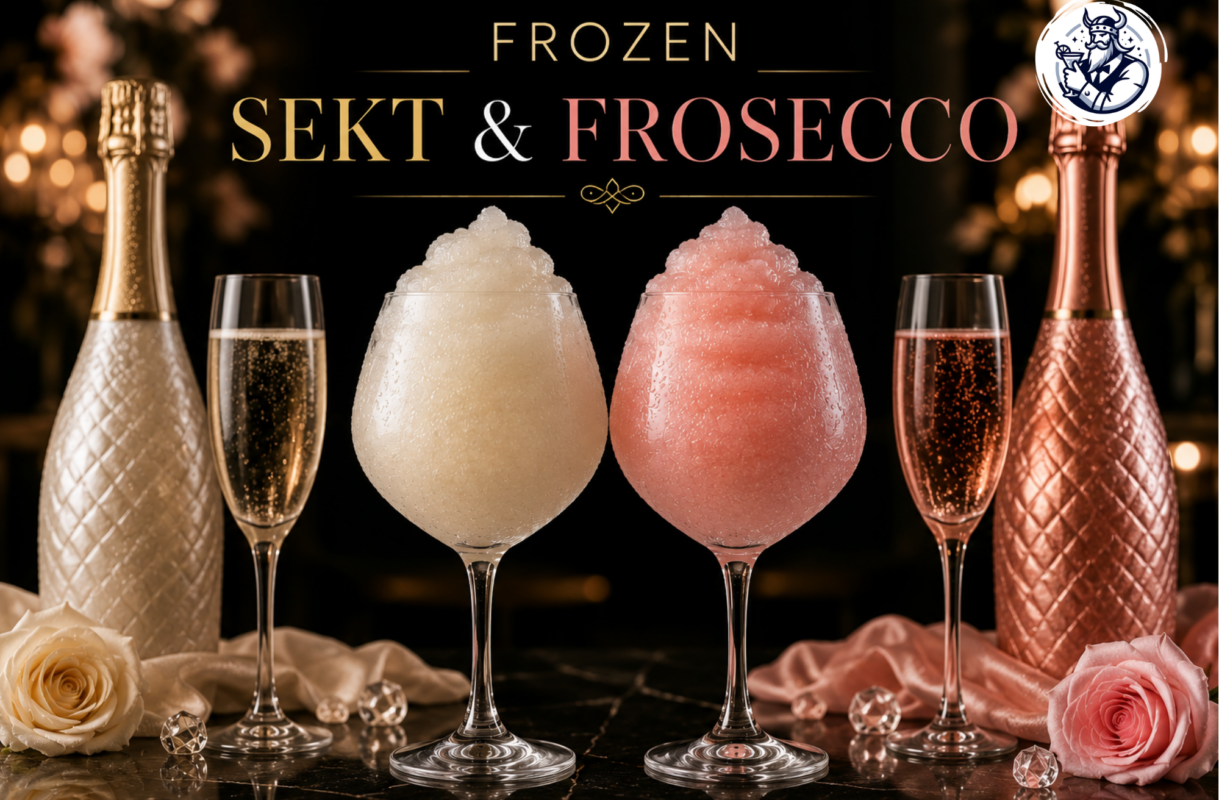 Frosecco aus der Frozen-Maschine im Glas