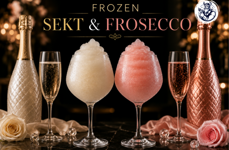 Frozen Sekt Froessco gefrorener Sekt und Sorbet als Slush für die Slush Eis Maschine