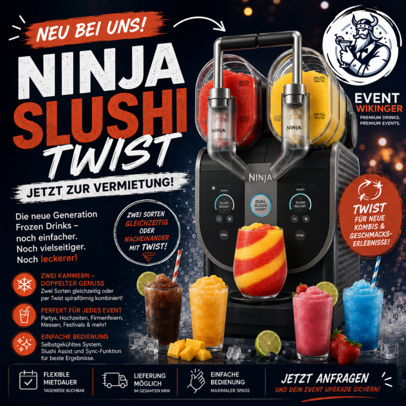 Ninja Slushi Twist Maschine ausleihen und mieten
